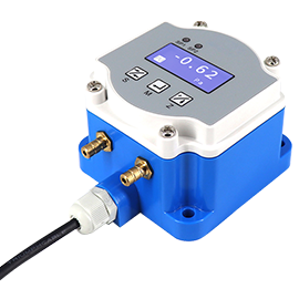 Micro differential pressure transmitter with display